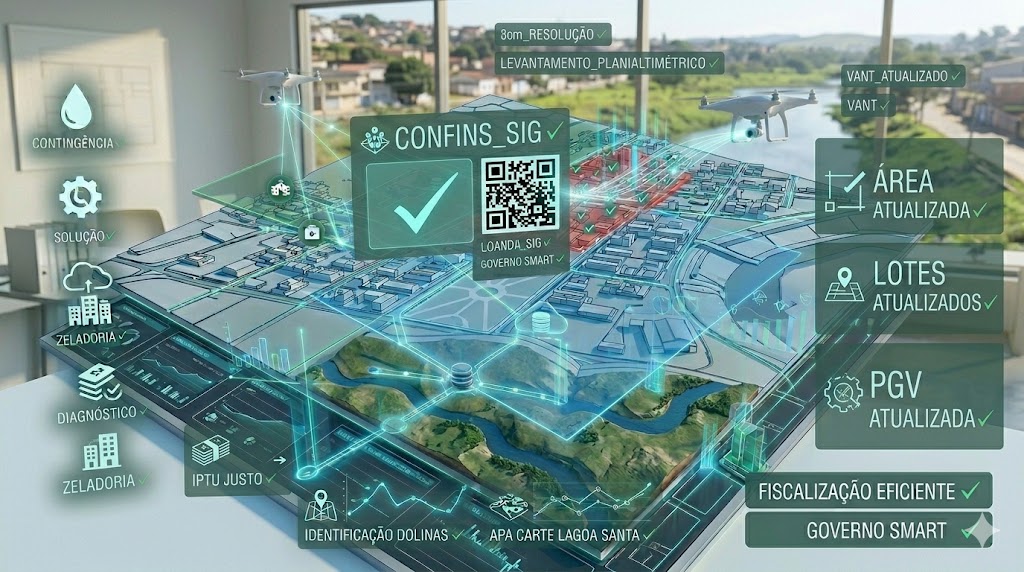 Confins (MG) investe em Geotecnologia para se tornar Smart City